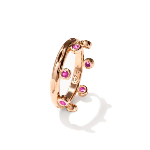 GYPSY Ring Crown Brilliant Cut 'Blush' 