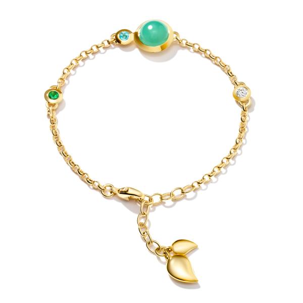 BOUTON Armband Mini Chain 'Lagoon' small/medium